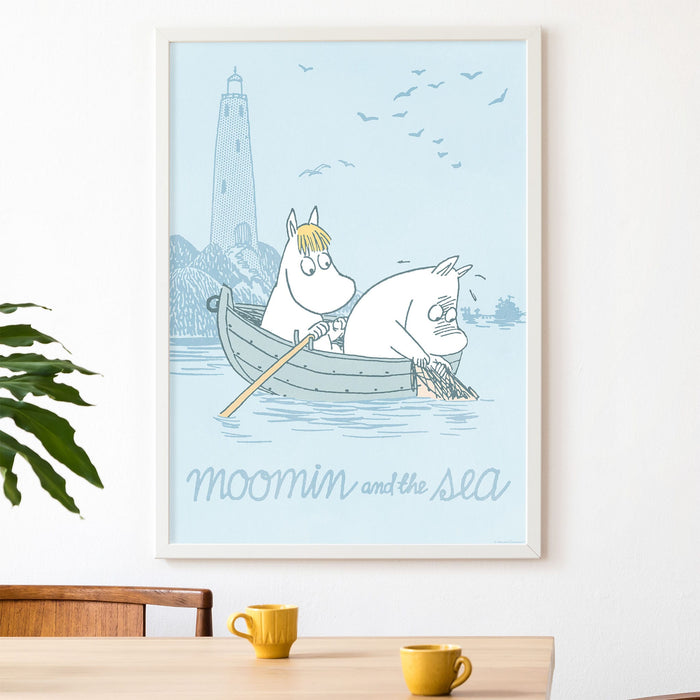 Moomin et la Mer, Affiche de Bandes Dessinées Moomin