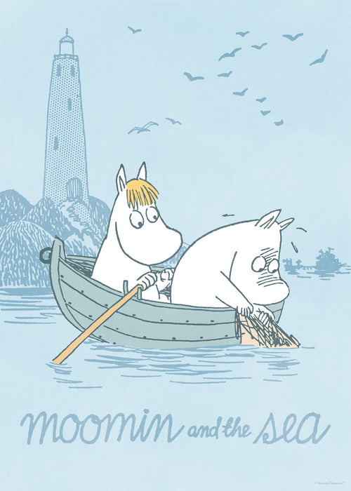 Moomin et la Mer, Affiche de Bandes Dessinées Moomin