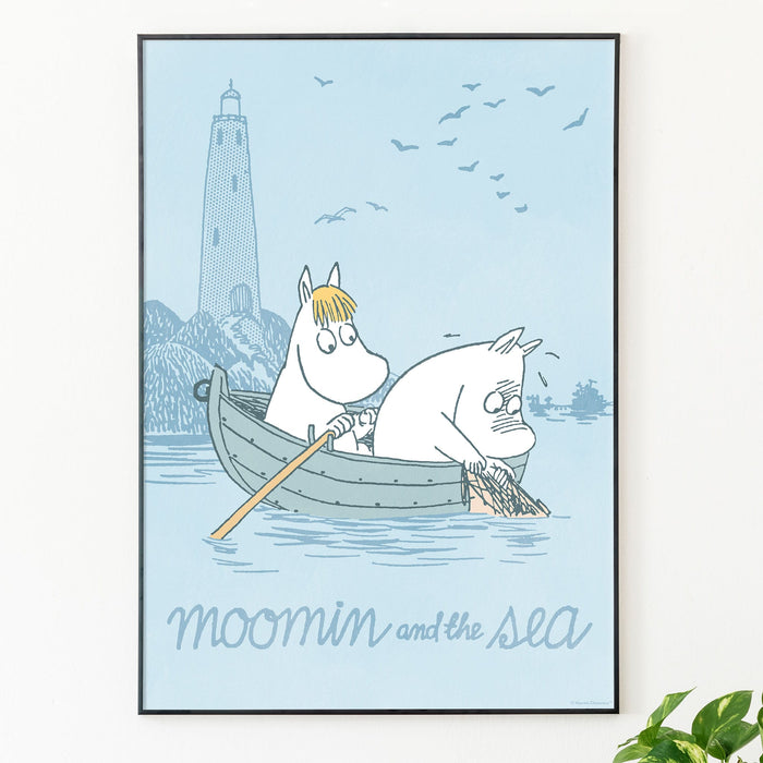 Moomin et la Mer, Affiche de Bandes Dessinées Moomin