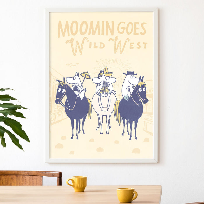 Moomin goes Wild West, Moomin Comics Poster