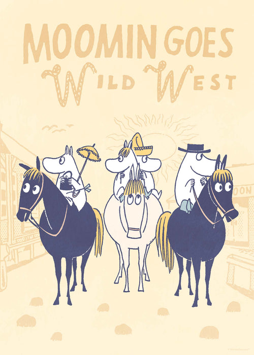 Moomin goes Wild West, Moomin Comics Poster