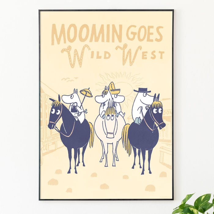 Moomin goes Wild West, Moomin Comics Poster