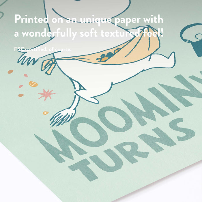 La Vallée des Moomins devient Jungle, Affiche de Bandes Dessinées Moomin