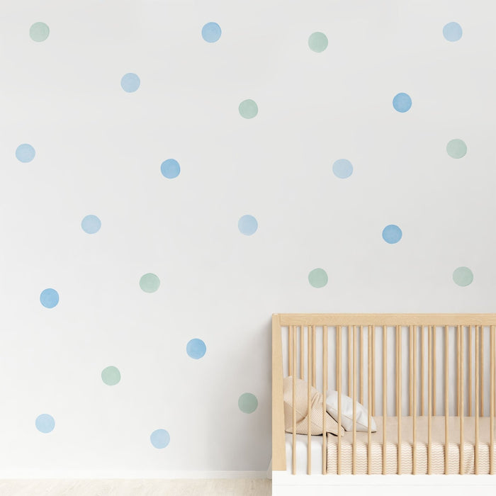 Bespoke Mix Polka Dot Wall Stickers - Wallpaper Stickers by Made of Sundays