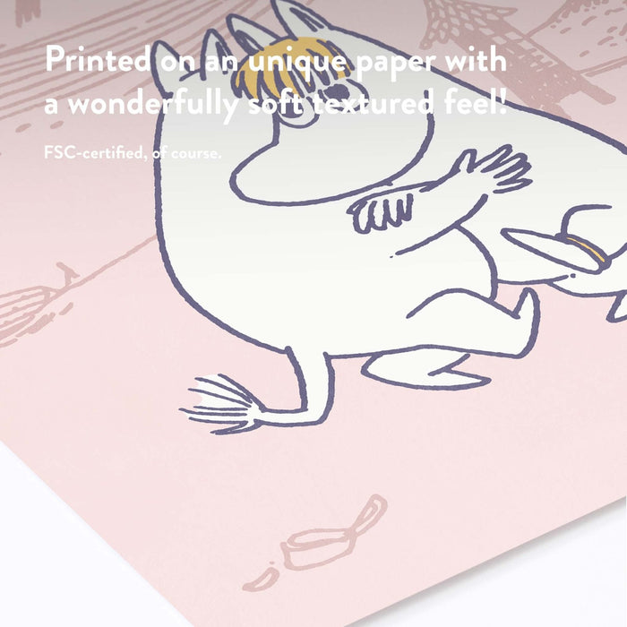 Moomin and the Comet, Moomin Comics Poster - Posters by Made of Sundays