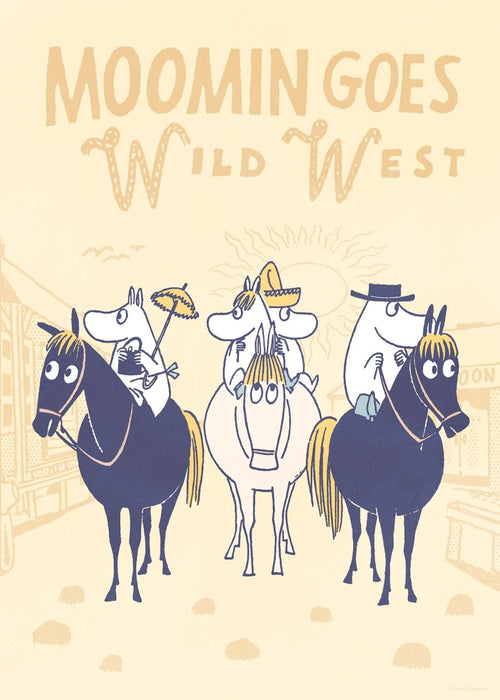 Moomin goes Wild West, Moomin Comics Poster - Posters by Made of Sundays