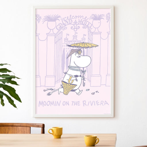 Moomin on the Riviera, Moomin Comics Poster - Posters by Made of Sundays