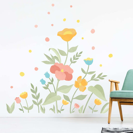 Stickers muraux sans plastique Fleurs des champs pour une décoration  naturelle — Made of Sundays