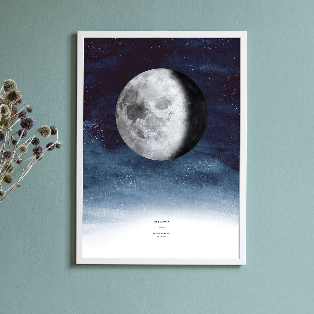 Personalized Moon Phase Print